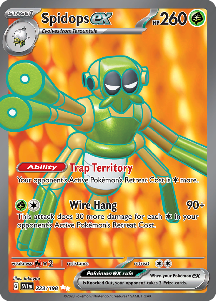 Spidops ex (223/198) - [Full Art] Scarlet & Violet (SVI)