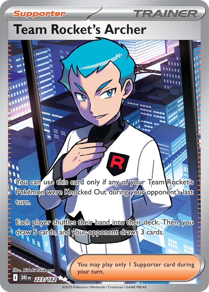 Team Rocket's Archer (223/182) - [Full Art] Destined Rivals (DRI)