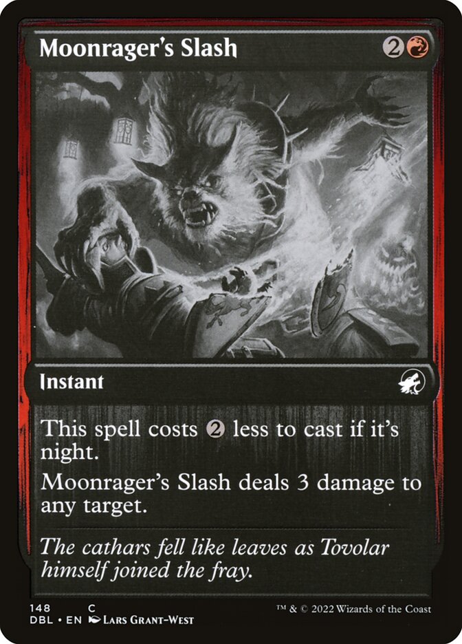 Moonrager's Slash - [Foil] Innistrad: Double Feature (DBL)