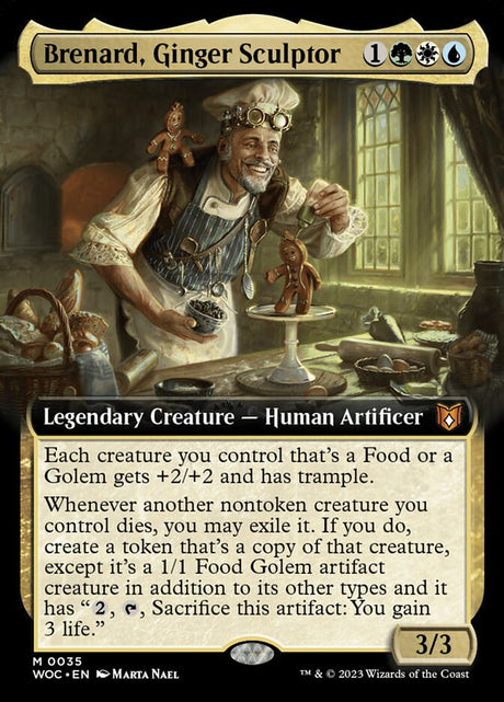Brenard, Ginger Sculptor (35) - Wilds of Eldraine Commander (WOC)