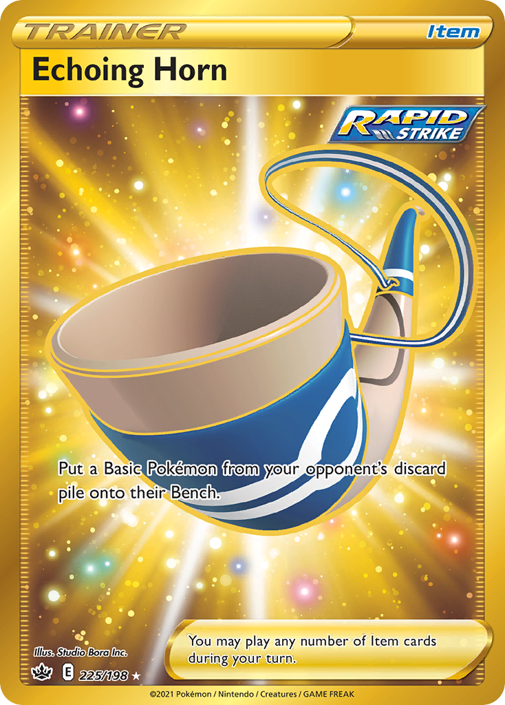Echoing Horn (225/198) - [Secret Rare] Chilling Reign (CRE)