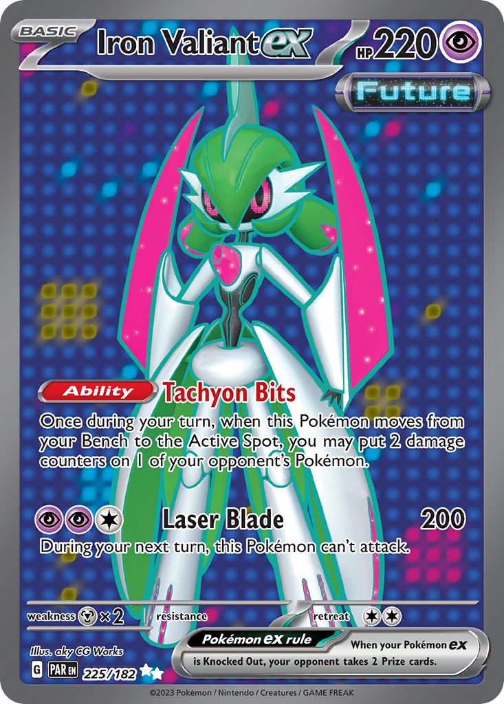 Iron Valiant ex (225/182) - [Full Art] Paradox Rift (PAR)
