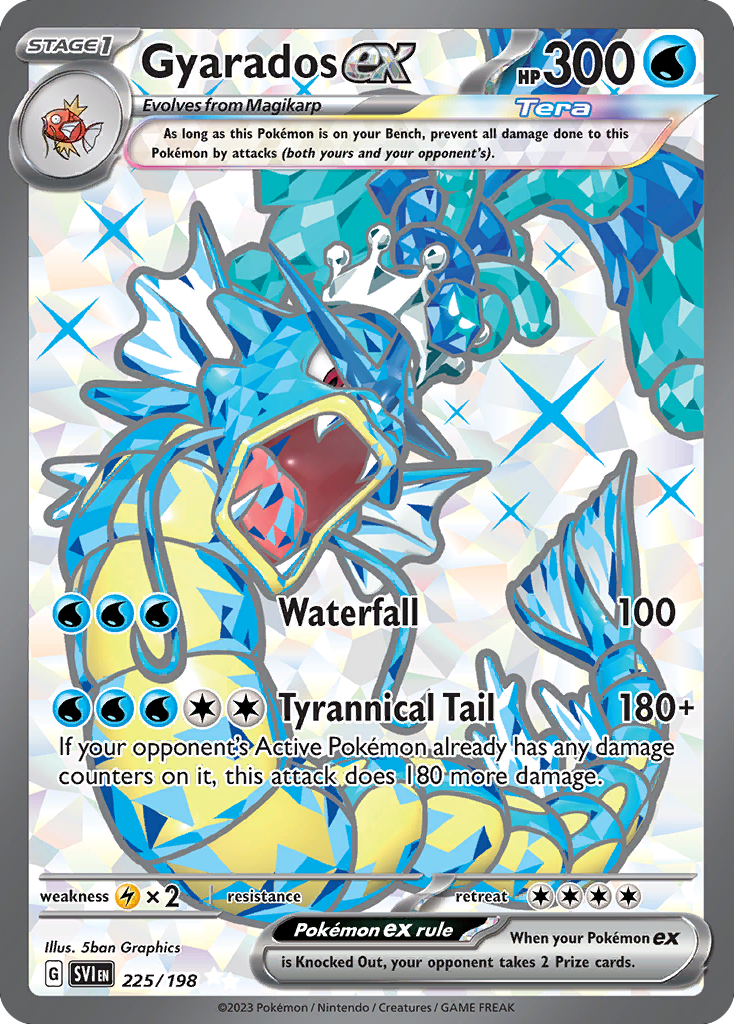 Gyarados ex (225/198) - [Full Art] Scarlet & Violet (SVI)