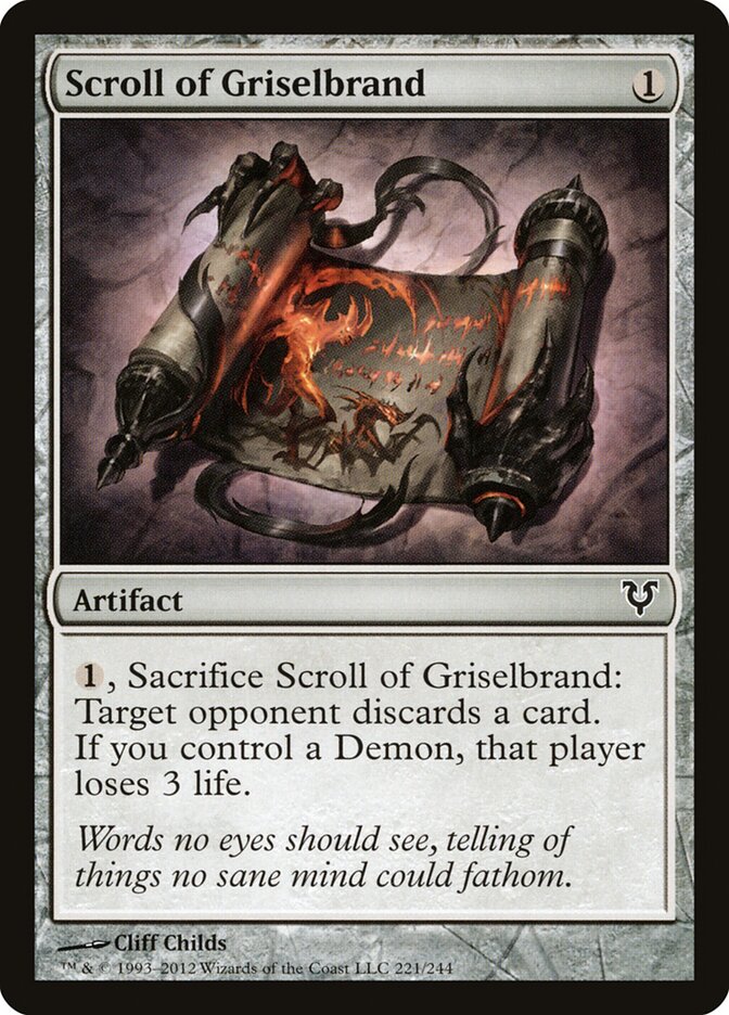 Scroll of Griselbrand (221) - Avacyn Restored (AVR)