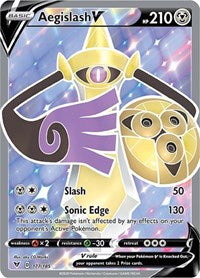 Aegislash V (Full Art) (177) - SWSH04: Vivid Voltage (SWSH04)