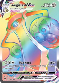 Aegislash VMAX (Secret) (190) - SWSH04: Vivid Voltage (SWSH04)
