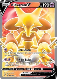 Alakazam V (Full Art) (172) - SWSH04: Vivid Voltage (SWSH04)