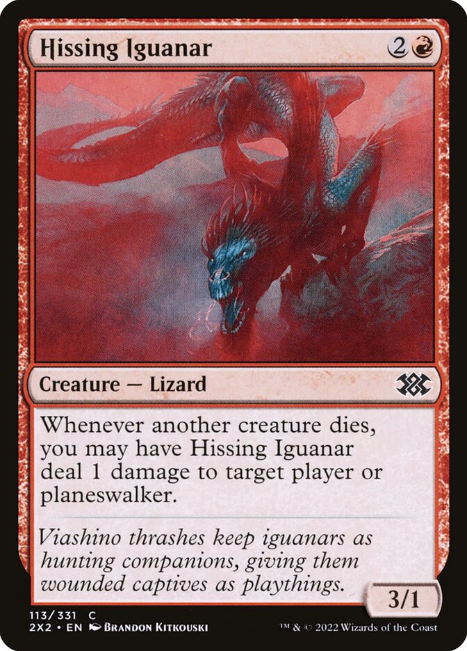 Hissing Iguanar (113) - Double Masters 2022 (2X2)