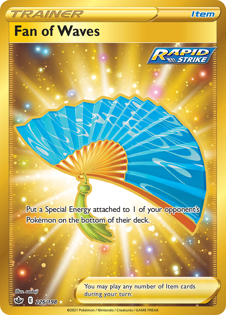 Fan of Waves (226/198) - [Secret Rare] Chilling Reign (CRE)