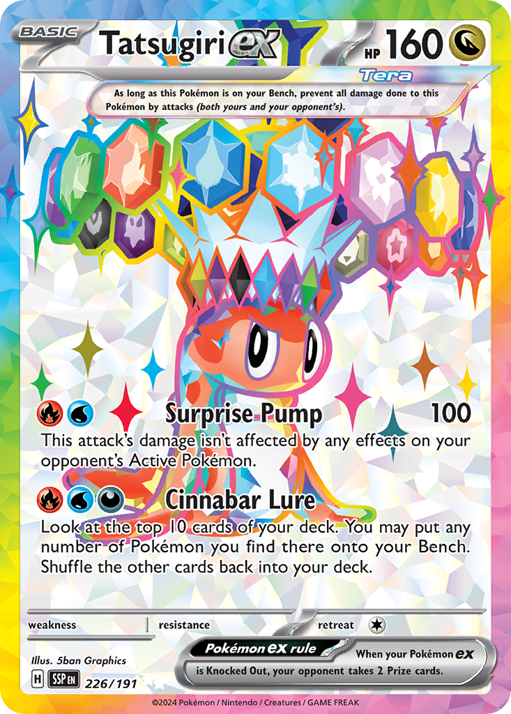 Tatsugiri ex (226/191) - [Full Art] Surging Sparks (SSP)