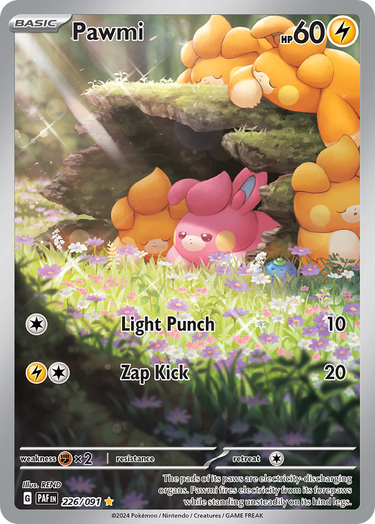 paf pokemon card list Pawmi (226/91)