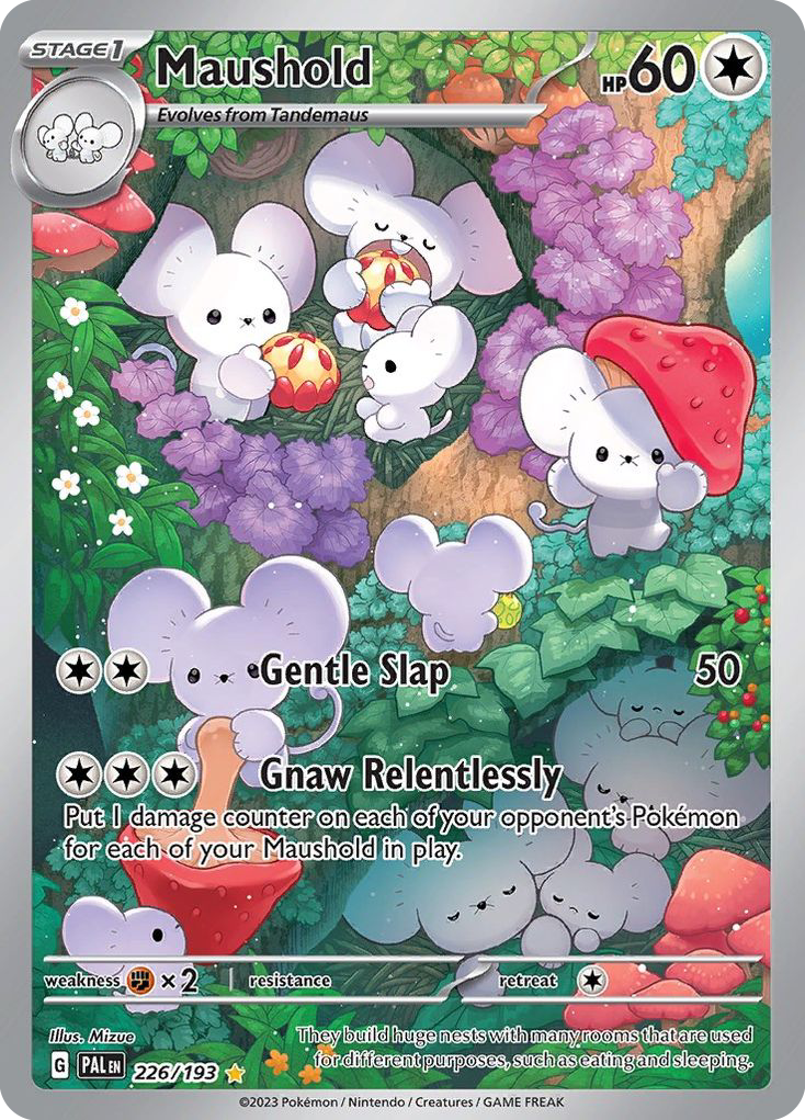 Maushold (226/193) - [Illustration Rare] Paldea Evolved (PAL)