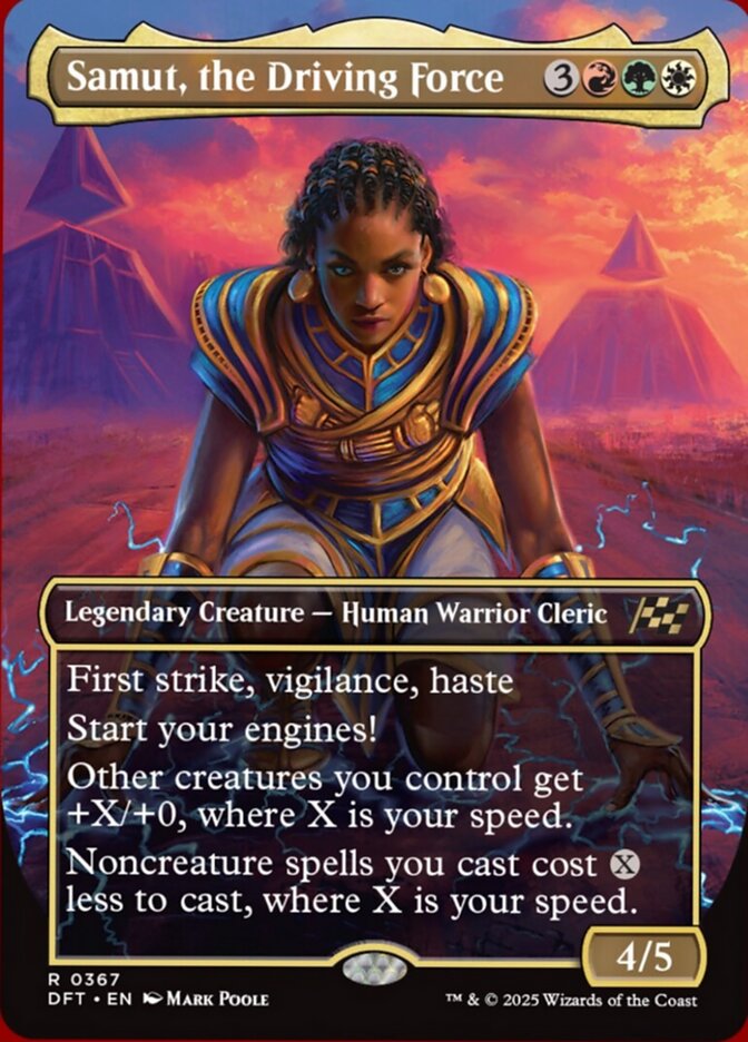 Samut, the Driving Force - [Borderless] Aetherdrift (DFT)