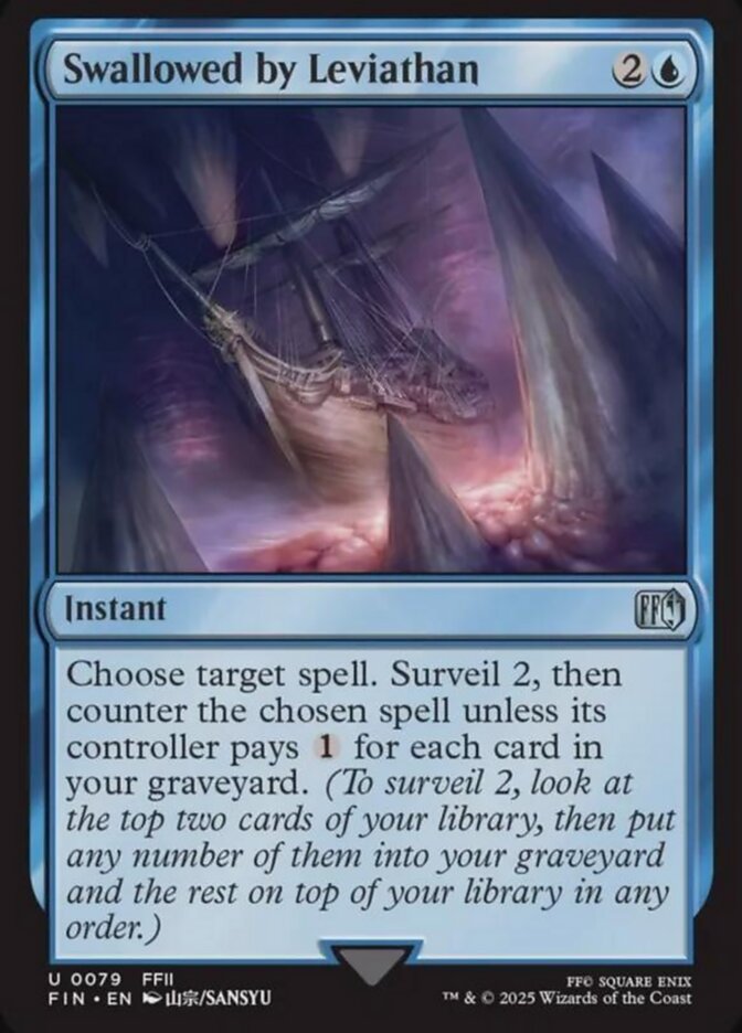Swallowed by Leviathan (79) - [Foil] Final Fantasy (FIN)