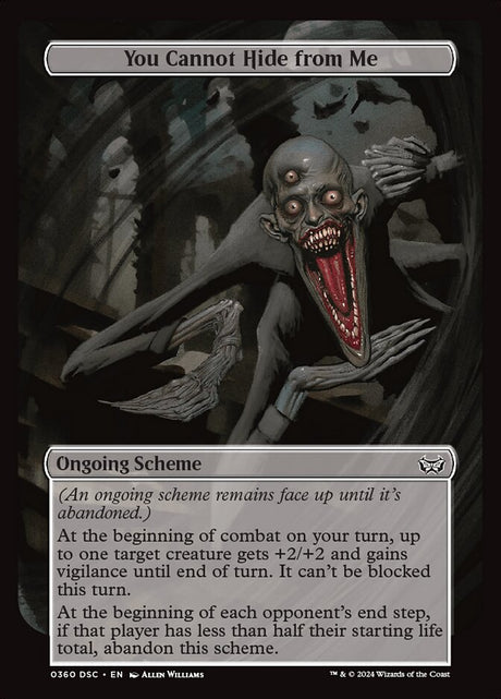 You Cannot Hide from Me (360) - Duskmourn: House of Horror Commander (DSC)