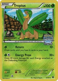 Tropius - 5/101 (National Championships) (5) - League & Championship Cards (PR)