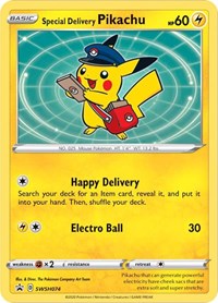 Special Delivery Pikachu - (SWSH074) - SWSH: Sword & Shield Promo Cards (SWSD)