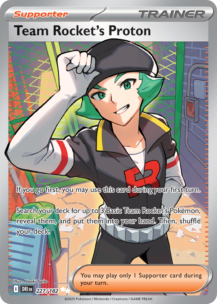 Team Rocket's Proton (227/182) - [Full Art] Destined Rivals (DRI)