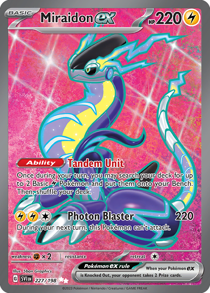Miraidon ex (227/198) - [Full Art] Scarlet & Violet (SVI)