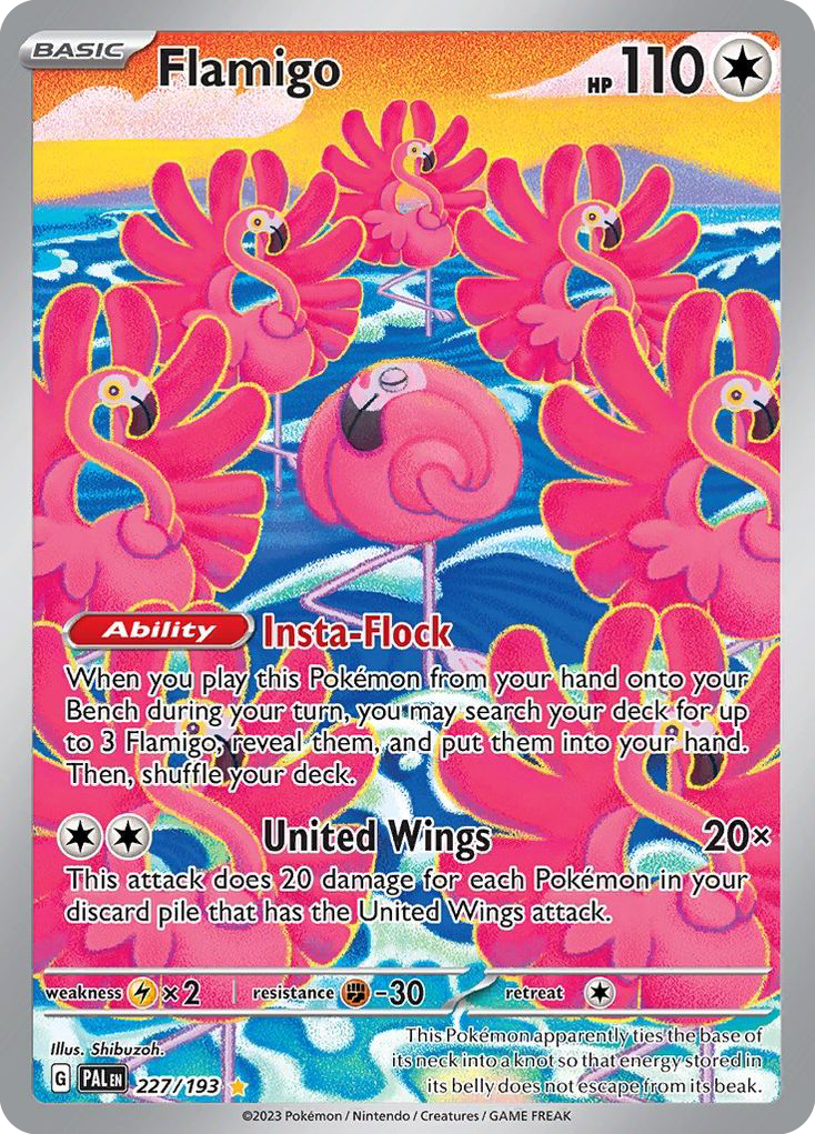 Flamigo (227/193) - [Illustration Rare] Paldea Evolved (PAL)