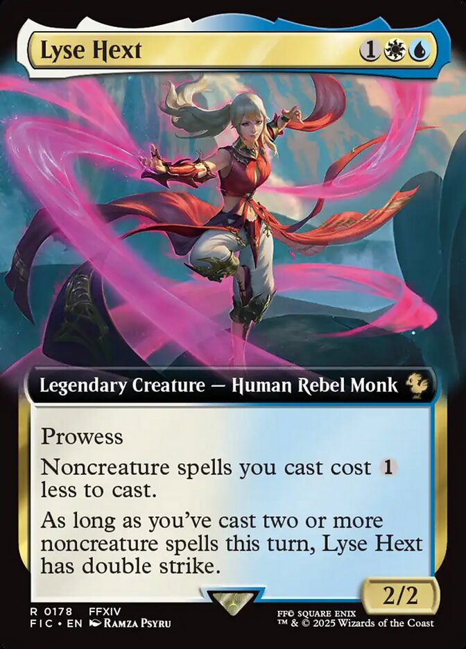 Lyse Hext (178) - [Foil, Extended Art] Final Fantasy Commander (FIC)