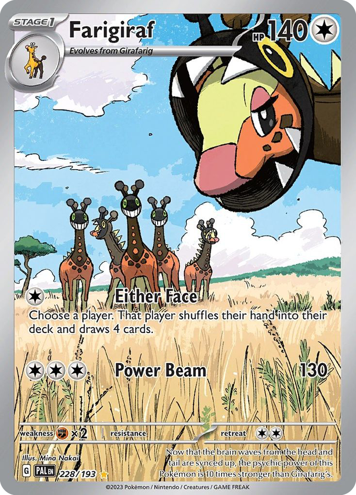 Farigiraf (228/193) - [Illustration Rare] Paldea Evolved (PAL)