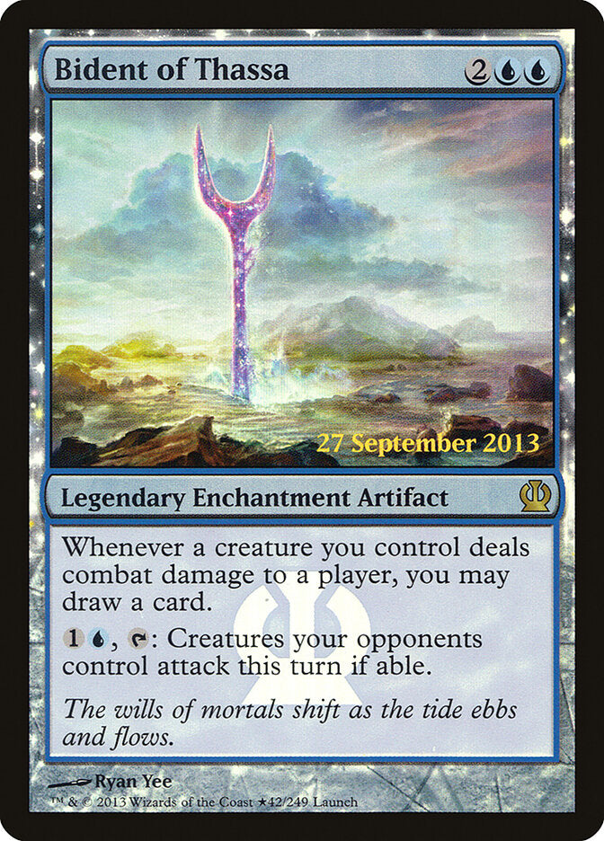 Bident of Thassa (42★) - Theros Promos (PTHS)