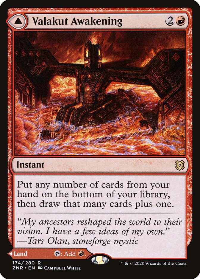 Valakut Awakening // Valakut Stoneforge (174) - Zendikar Rising (ZNR)