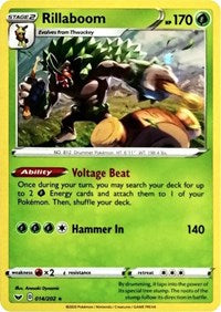 Rillaboom - 014/202 (Cosmos Holo) (14) - Miscellaneous Cards & Products (MCAP)