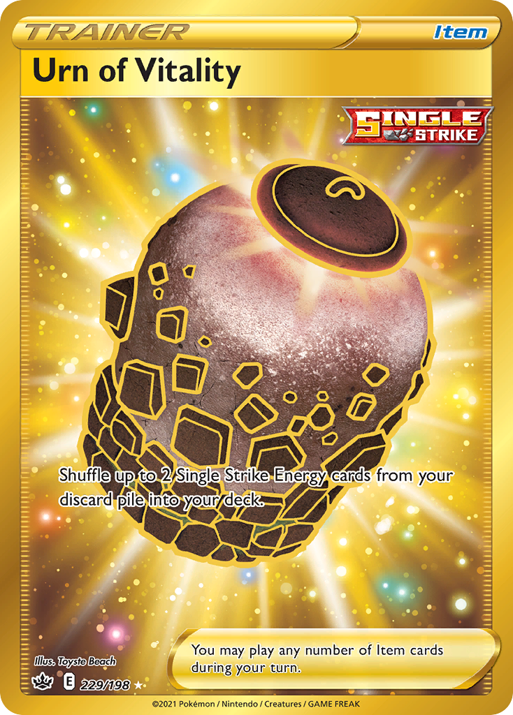 Urn of Vitality (229/198) - [Secret Rare] Chilling Reign (CRE)