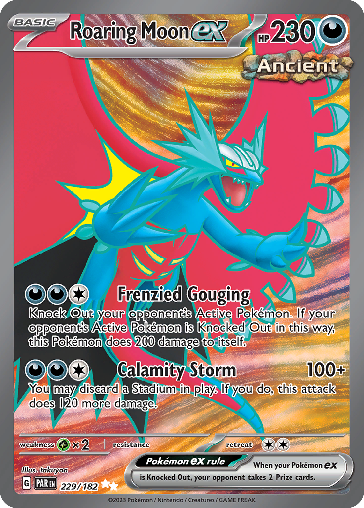 Roaring Moon ex (229/182) - [Full Art] Paradox Rift (PAR)