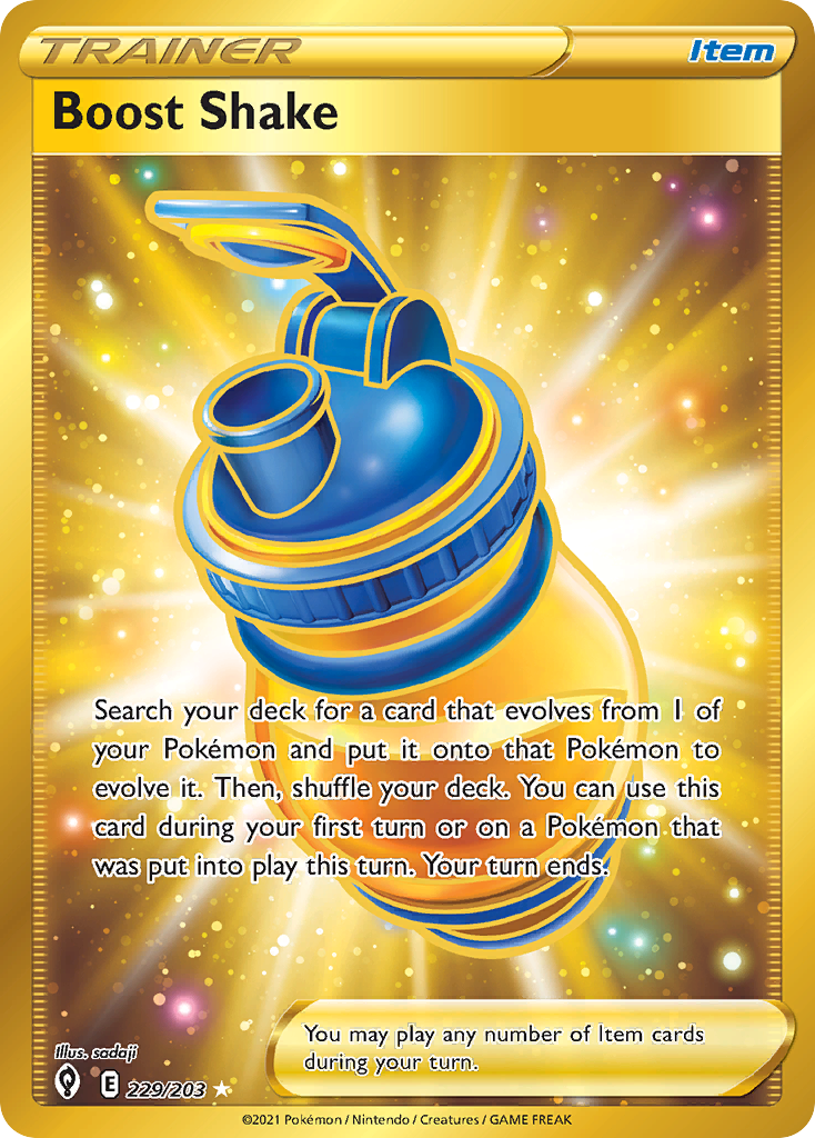 Boost Shake (229/203) - [Secret Rare] Evolving Skies (EVS)