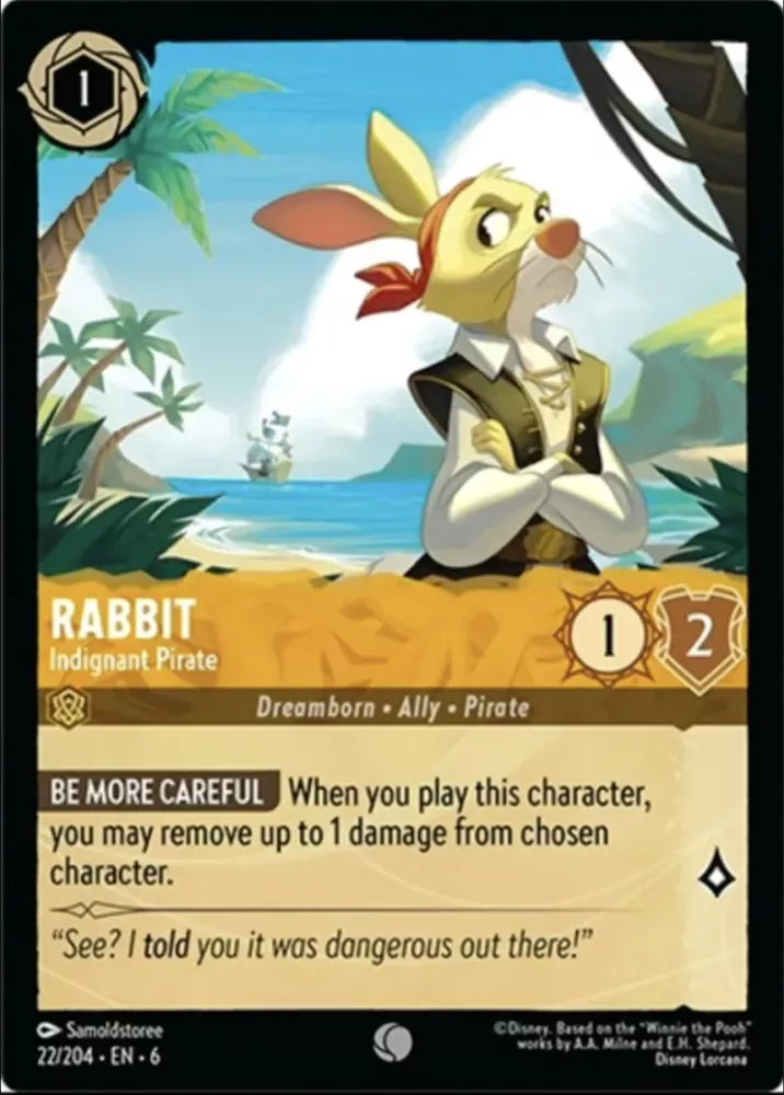 Rabbit - Indignant Pirate - [Foil] Azurite Sea (6)