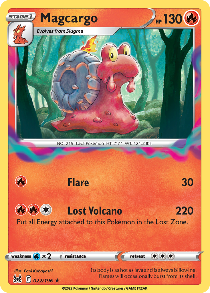Magcargo (22/196) - Lost Origin (LOR)