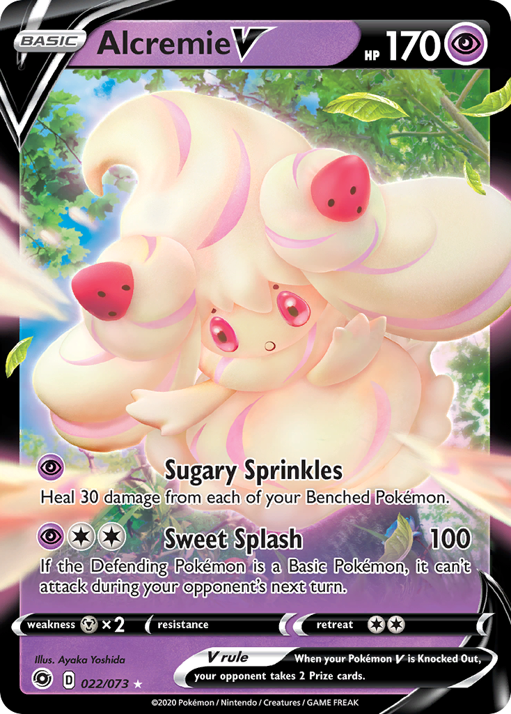 Alcremie V (22/73) - [Holo Foil] Champion's Path (CPA)