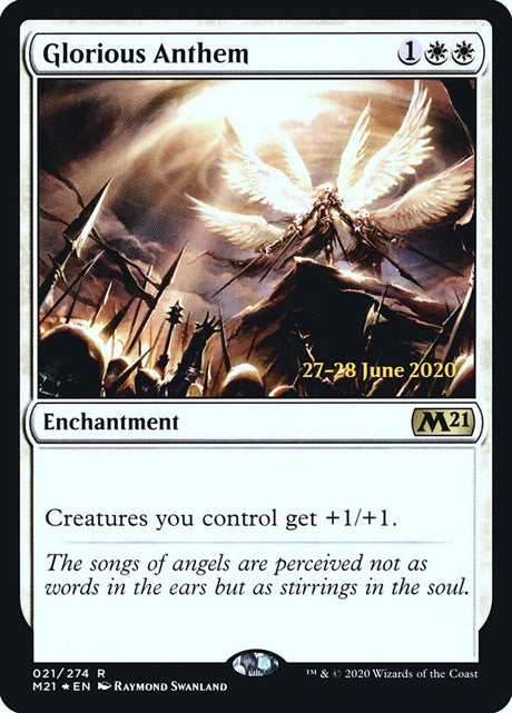 Glorious Anthem (21s) - Core Set 2021 Promos (PM21)