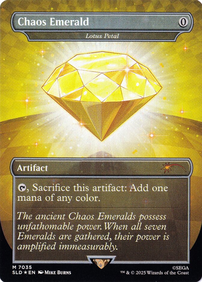 Chaos Emerald - Lotus Petal (7035) - Secret Lair Drop (SLD)