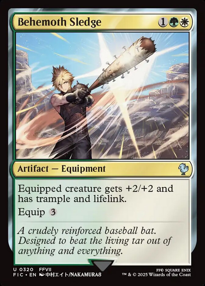 Behemoth Sledge (320) - [Surge Foil] Final Fantasy Commander (FIC)