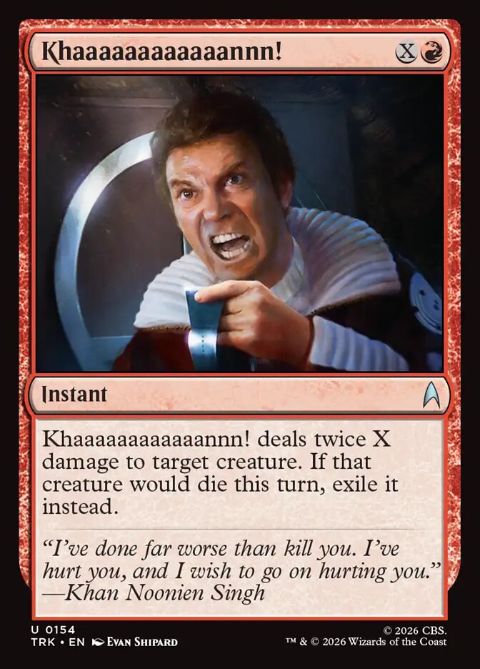 Khaaaaaaaaaaaannn! (154) - Star Trek (TRK)