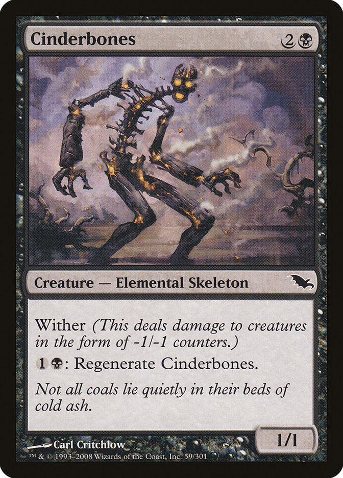Cinderbones (59) - Shadowmoor (SHM)