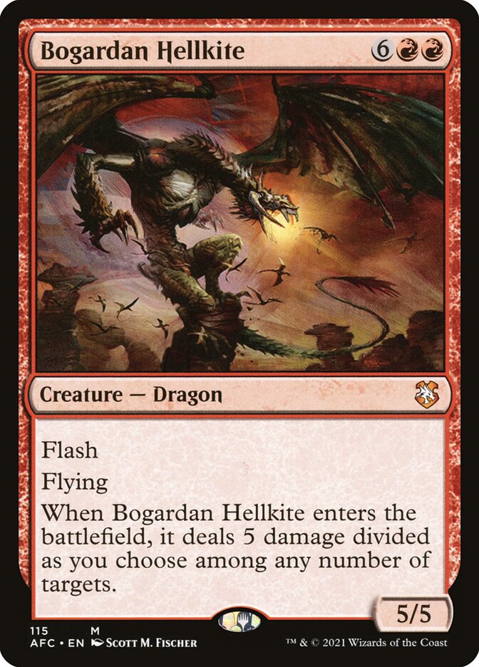 Bogardan Hellkite (115) - Forgotten Realms Commander (AFC)