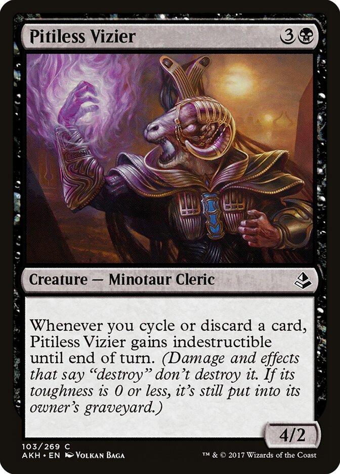 Pitiless Vizier (103) - Amonkhet (AKH)