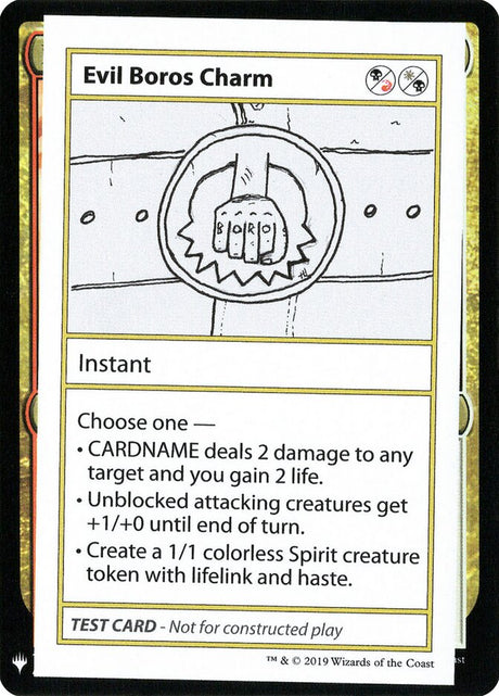 Evil Boros Charm (90) - Mystery Booster Playtest Cards 2019 (CMB1)