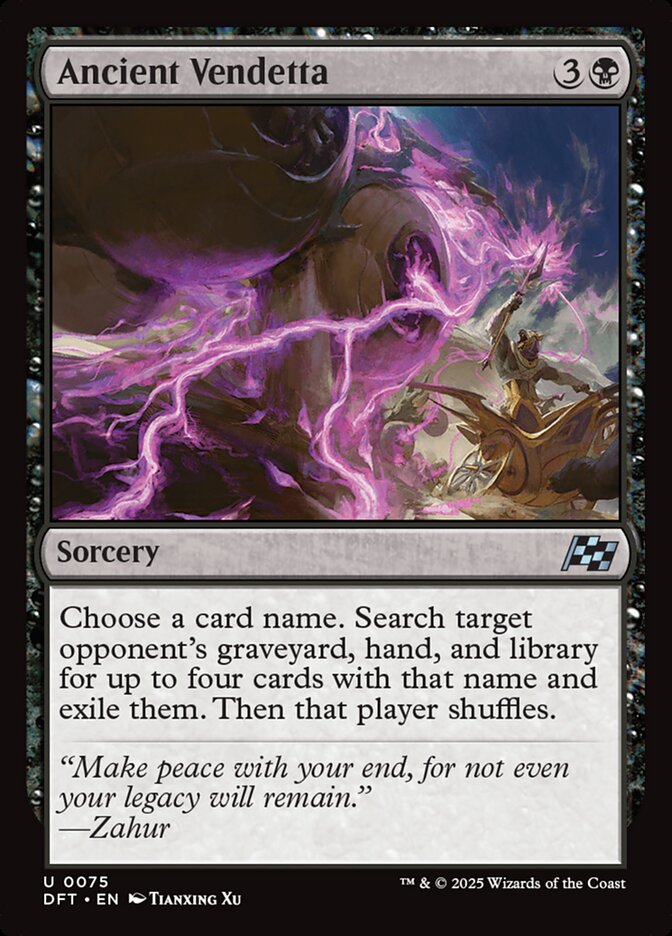 Ancient Vendetta - [Foil] Aetherdrift (DFT)