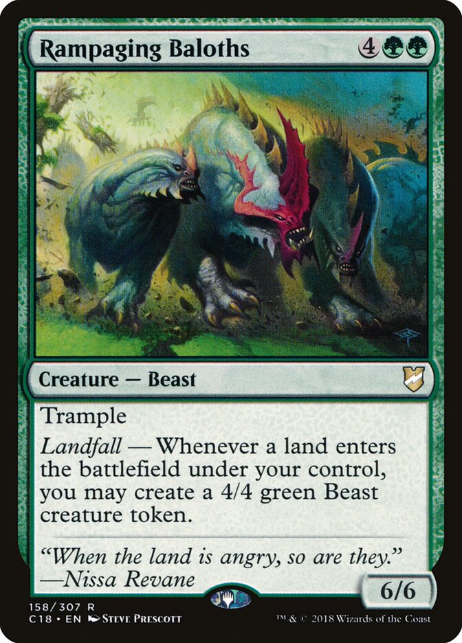 Rampaging Baloths (158) - Commander 2018 (C18)