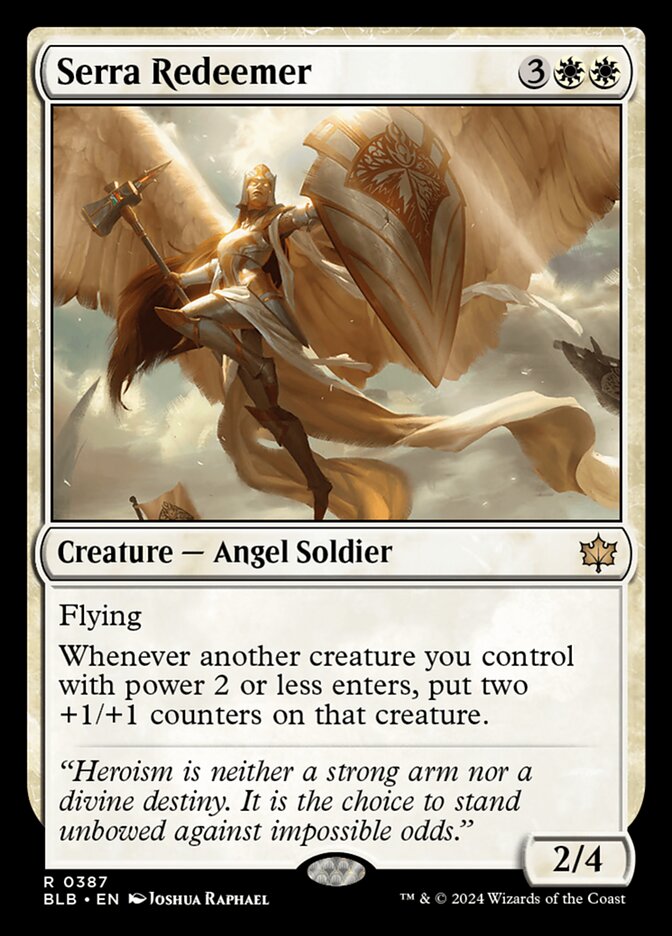 Serra Redeemer (387) - Bloomburrow (BLB)