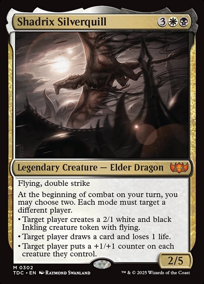 Shadrix Silverquill - Tarkir: Dragonstorm Commander (TDC)