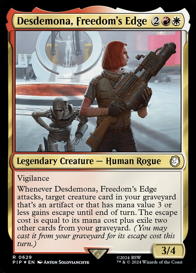 Desdemona, Freedom's Edge - [Surge Foil] Fallout (PIP)