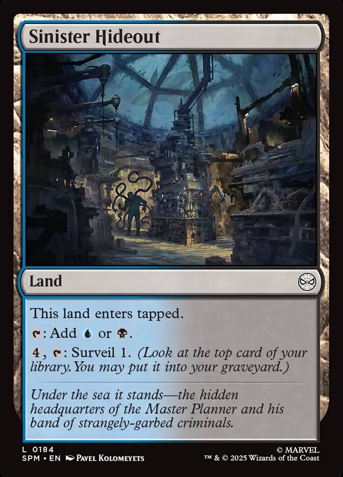 Sinister Hideout (184) - [Foil] Marvel's Spider-Man (SPM)
