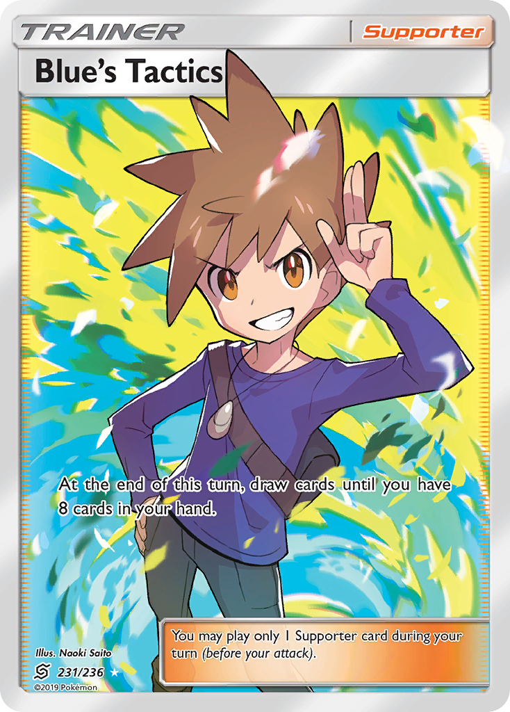 Blue's Tactics (231/236) - [Full Art] Unified Minds (UNM)